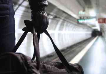 Criminal holding bag