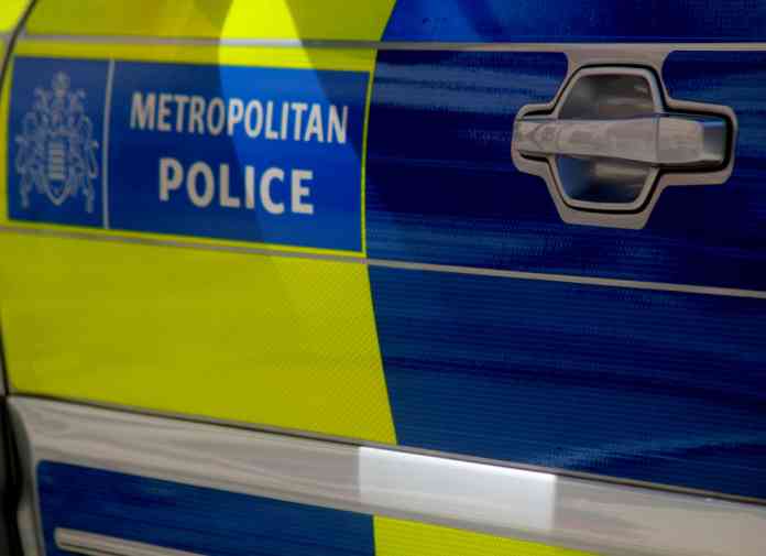 Met Police car. Met Police car.