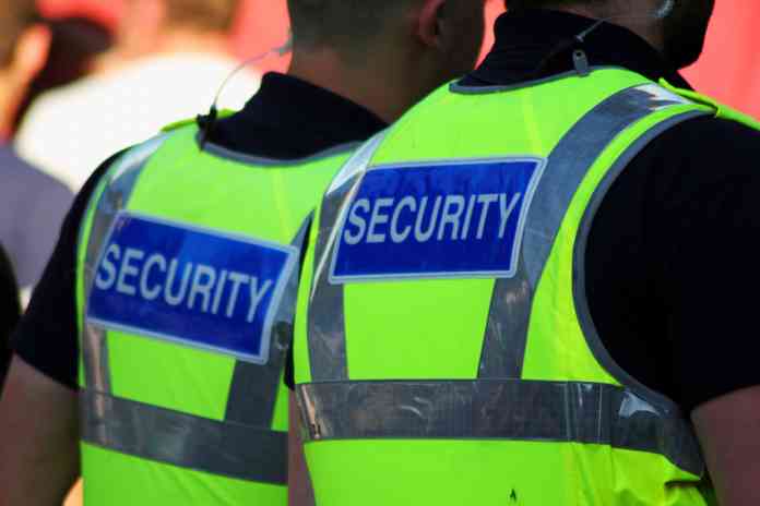 Two security guards